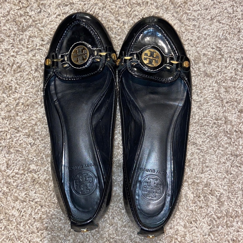 Tory Burch black flats size 8